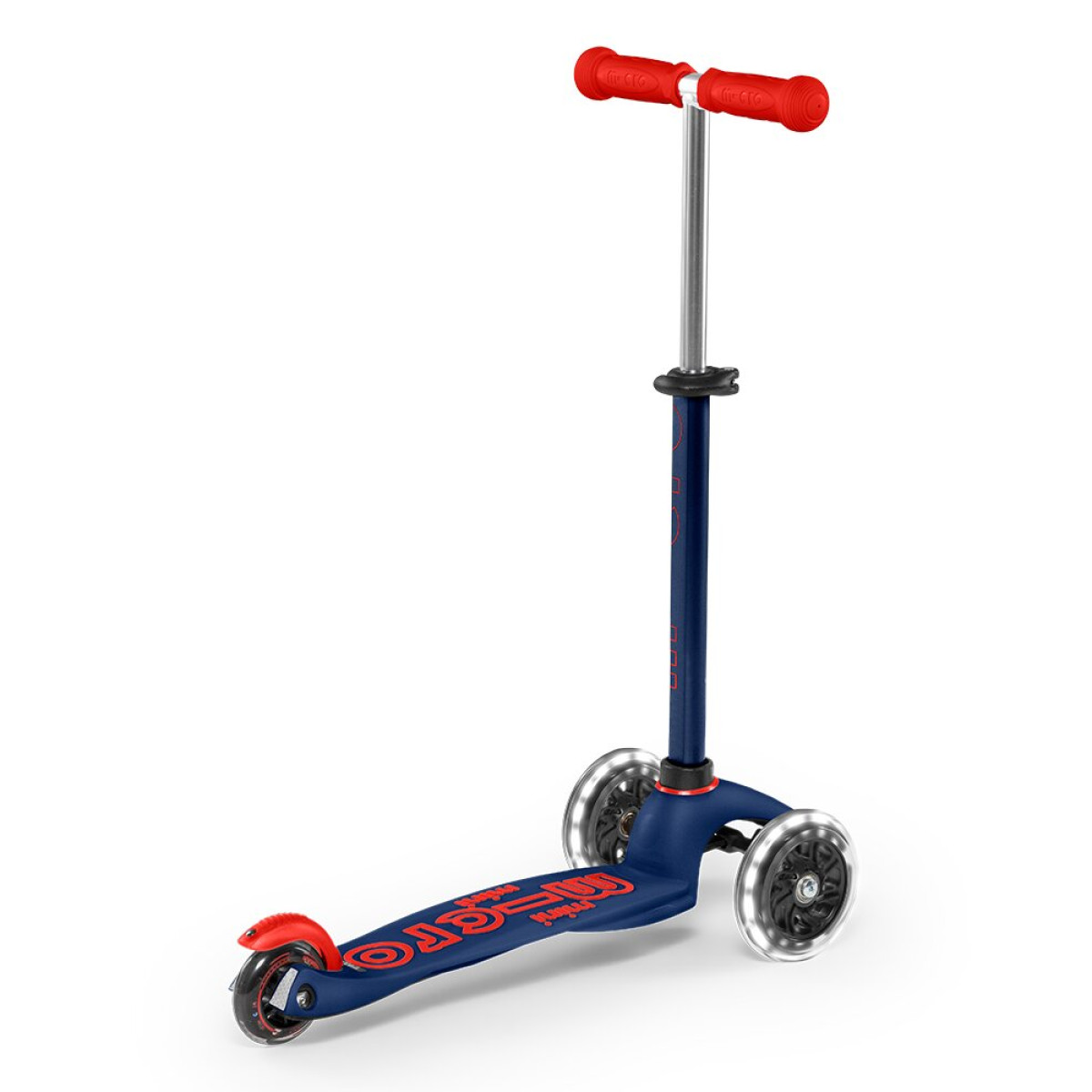 Mini Micro Deluxe LED Scooter | Navy Blue Mini Micro Deluxe LED Scooter | Navy Blue
