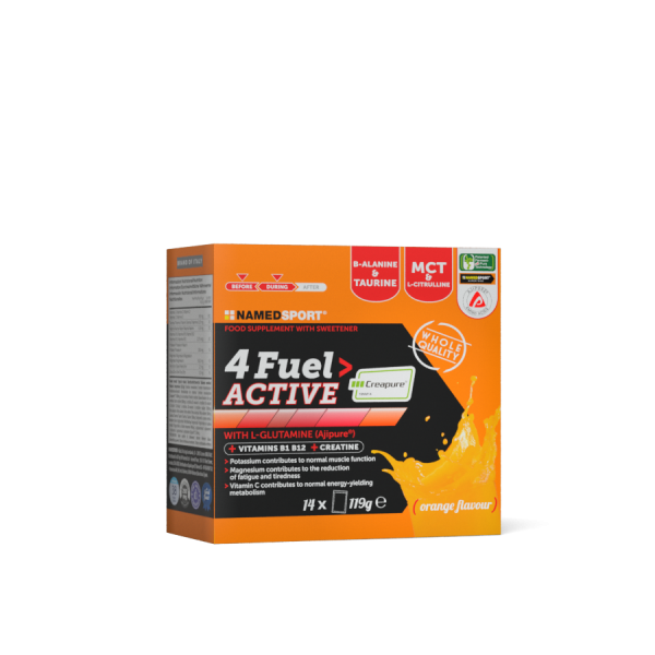 NamedSport 4Fuel > Active Food Supplement | 14 pack | Orange