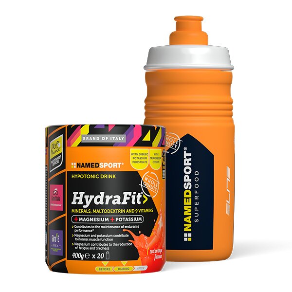NamedSport Hydrafit elektrolitai 400 g + Gertuvė 550ml