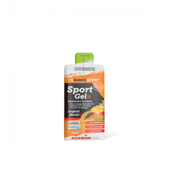 NamedSport Sport Tropical energetinis gelis, 25 ml 