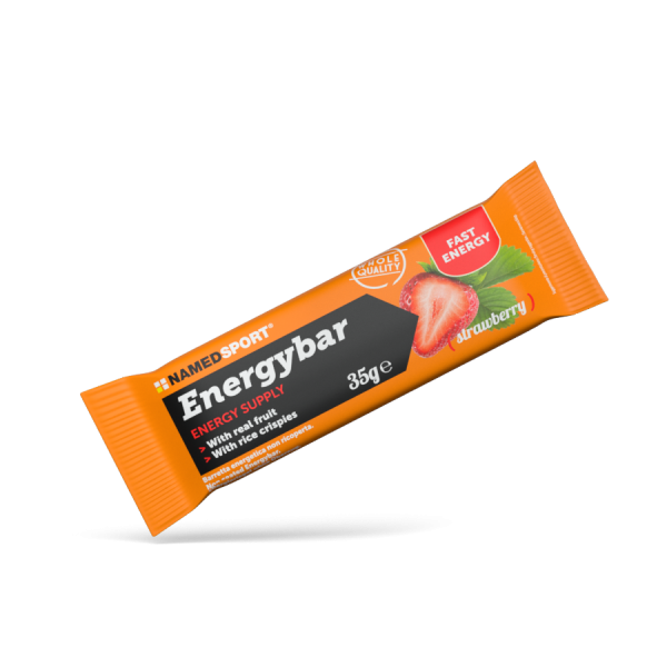 NamedSport Strawberry energetinis batonėlis, 35 g