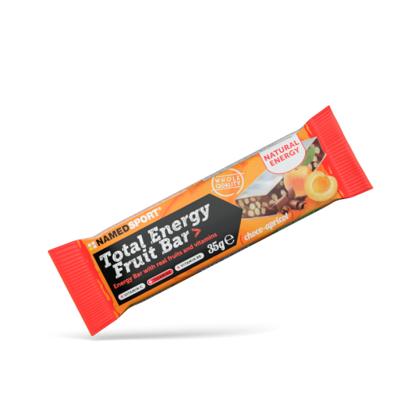 NamedSport Total Energy Fruit Choco Apricot energetinis batonėlis, 35 g 