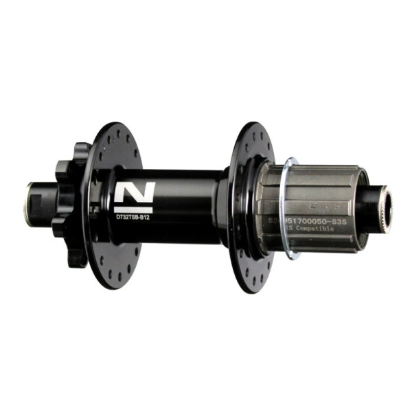 Novatec D732TSBT-S3S-B12-11S Rear Wheel Hub | 6-Bolt | 9|10|11-speed | 12x148 mm