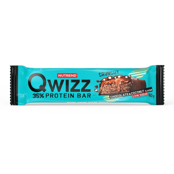 Nutrend Qwizz Protein Bar | 85 g | Coconut & Chocolate