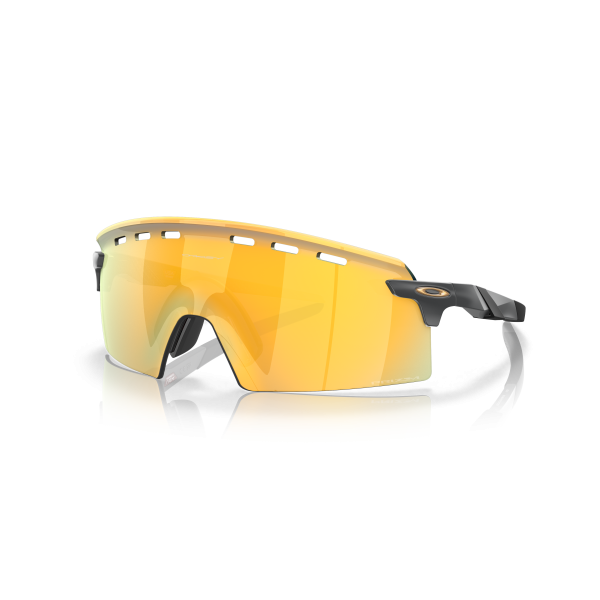 Oakley Encoder Strike Vented Sunglasses | Matte Carbon - Prizm 24K
