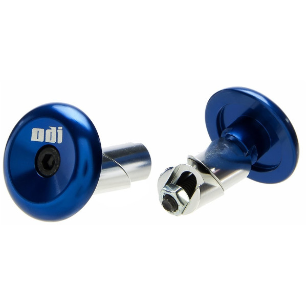 ODI Alloy End Plugs | Blue