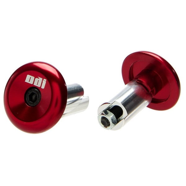 ODI Alloy End Plugs | Red