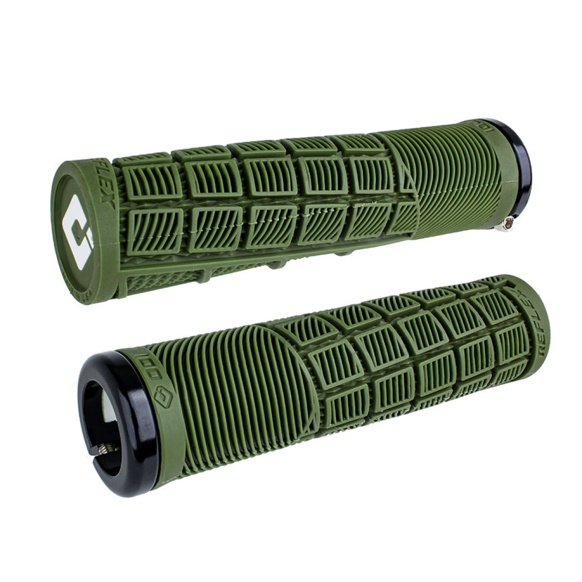 ODI Reflex V2.1 Lock-On Grips | Olive