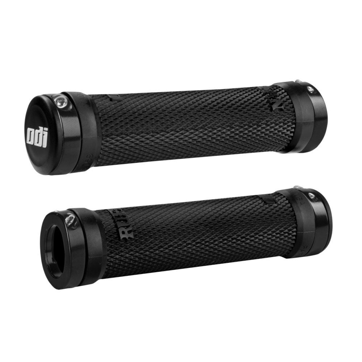 ODI Ruffian Lock-On vairo rankenėlės | Black - Black ODI Ruffian Lock-On vairo rankenėlės | Black - Black