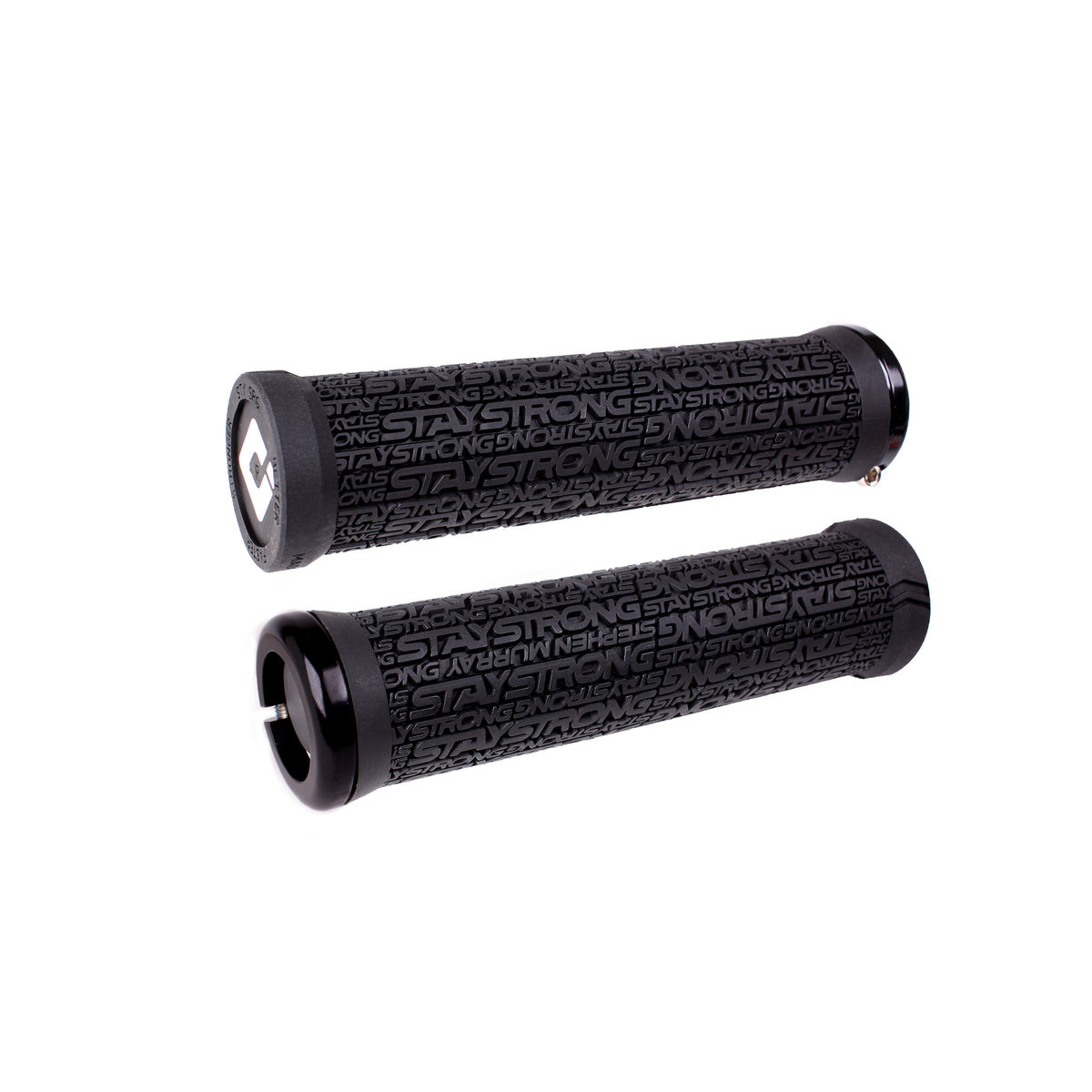 ODI Stay Strong Reactiv V2.1 Lock-On Grips | Black