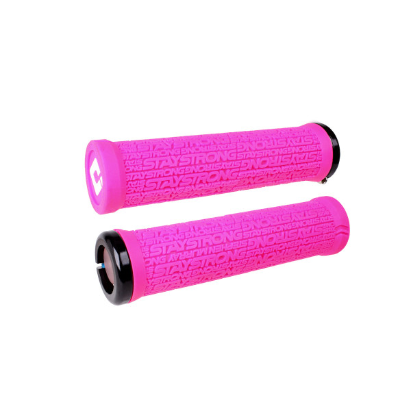 ODI Stay Strong Reactiv V2.1 Lock-On vairo rankenėlės | Pink