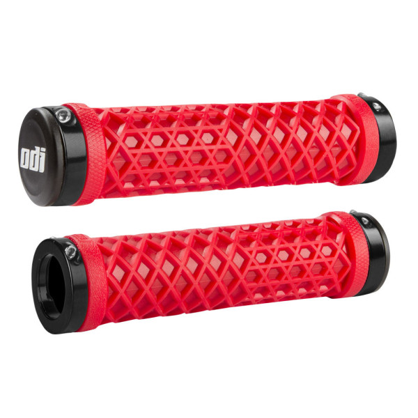 ODI Vans Lock-On Grips | Bright Red