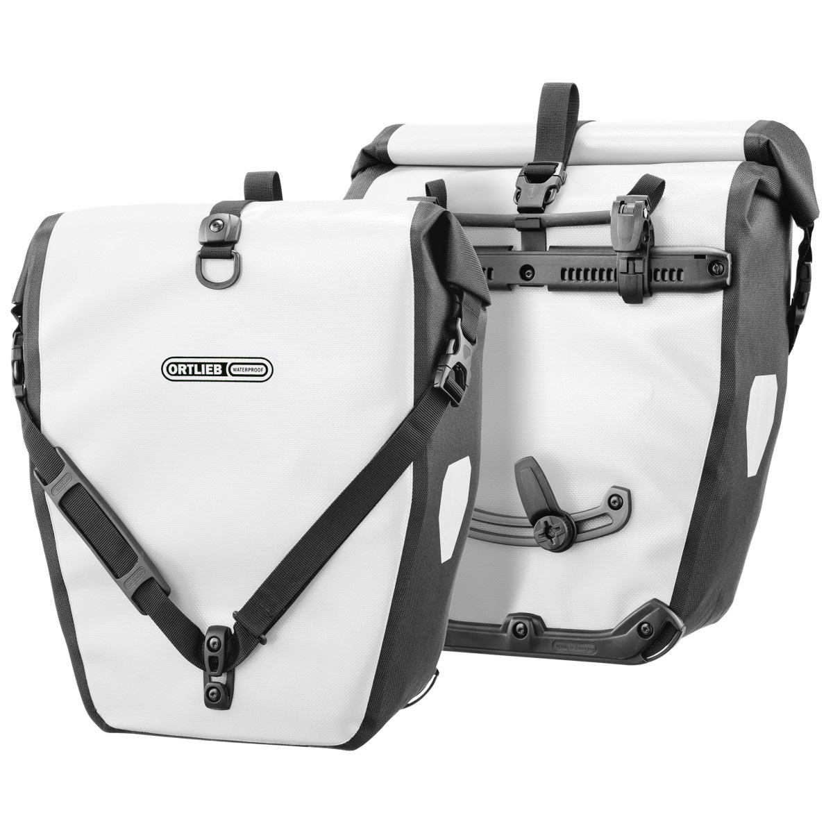 ORTLIEB Back-Roller krepšiai ant bagažinės | 2x20 L | White
