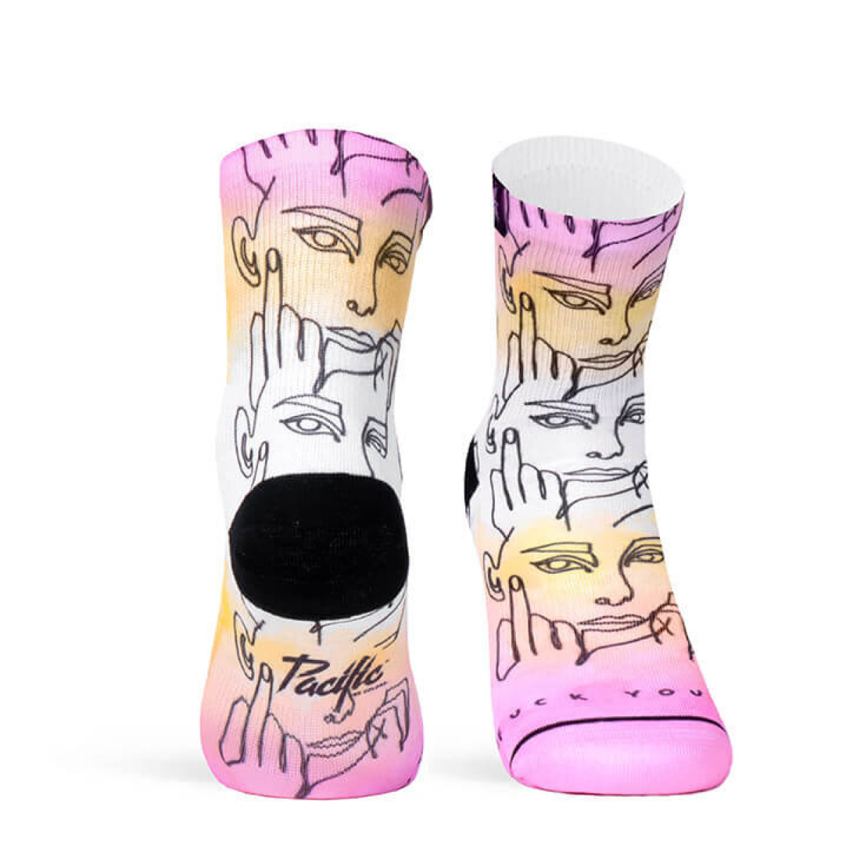 Pacific F*CKYA Low moteriškos kojinės | Multicolor
