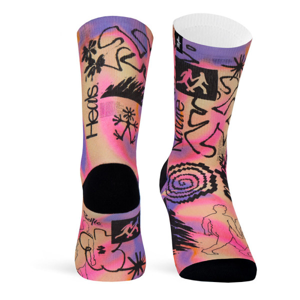 Pacific HIKE PINK kojinės | Multicolor