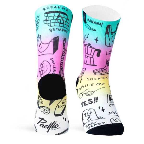 Pacific SMILE CLUB kojinės | Multicolor