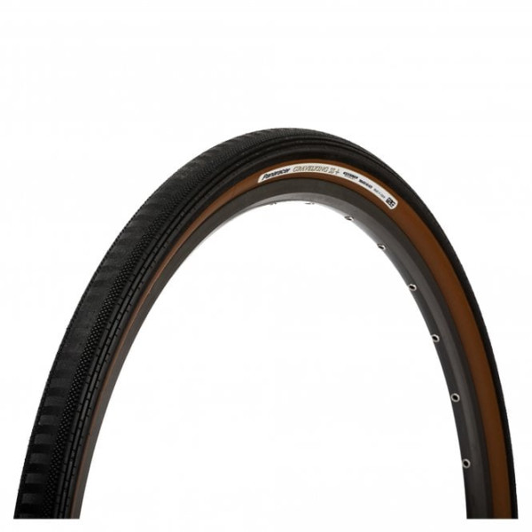 Panaracer Gravelking Semi Slick+ TLC 28" sulankstoma padanga / Black - Brown