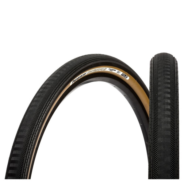 Panaracer Gravelking SemiSlick TLC 28" sulankstoma padanga | Black - Brown