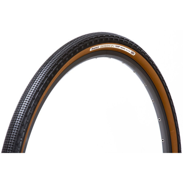 Panaracer Gravelking SK+ TLC 28" sulankstoma padanga / Black - Brown