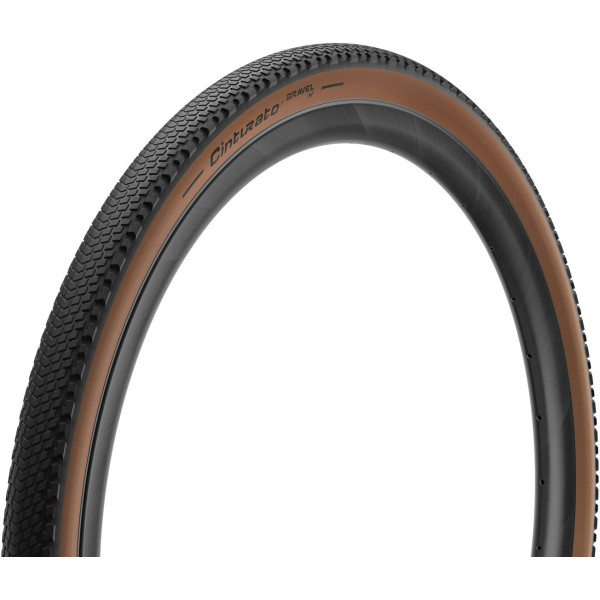 Pirelli Cinturato Gravel H TLR 27.5" TechWALL SpeedGRIP sulankstoma padanga | Tan-Wall