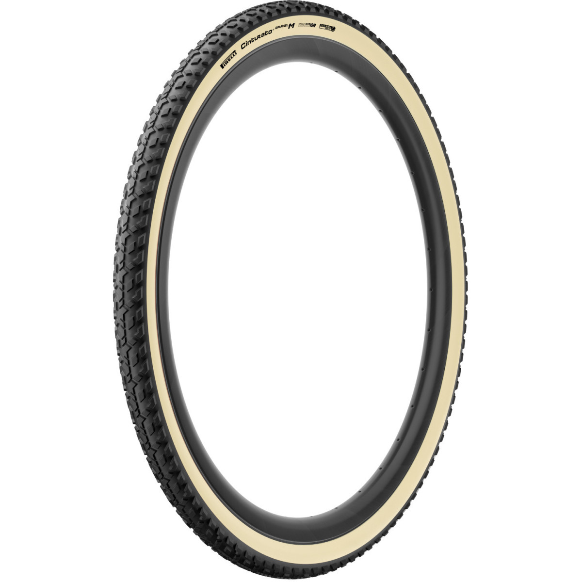 Pirelli Cinturato Gravel M TLR 28" ProWALL SmartEVO GR sulankstoma padanga | Retro Tan-Wall
