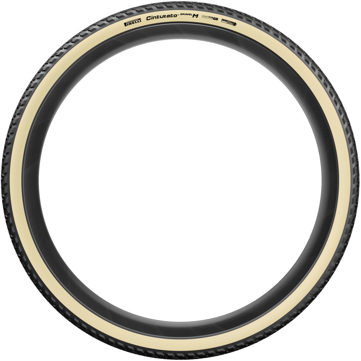 Pirelli Cinturato Gravel M TLR 28" ProWALL SmartEVO GR sulankstoma padanga | Retro Tan-Wall