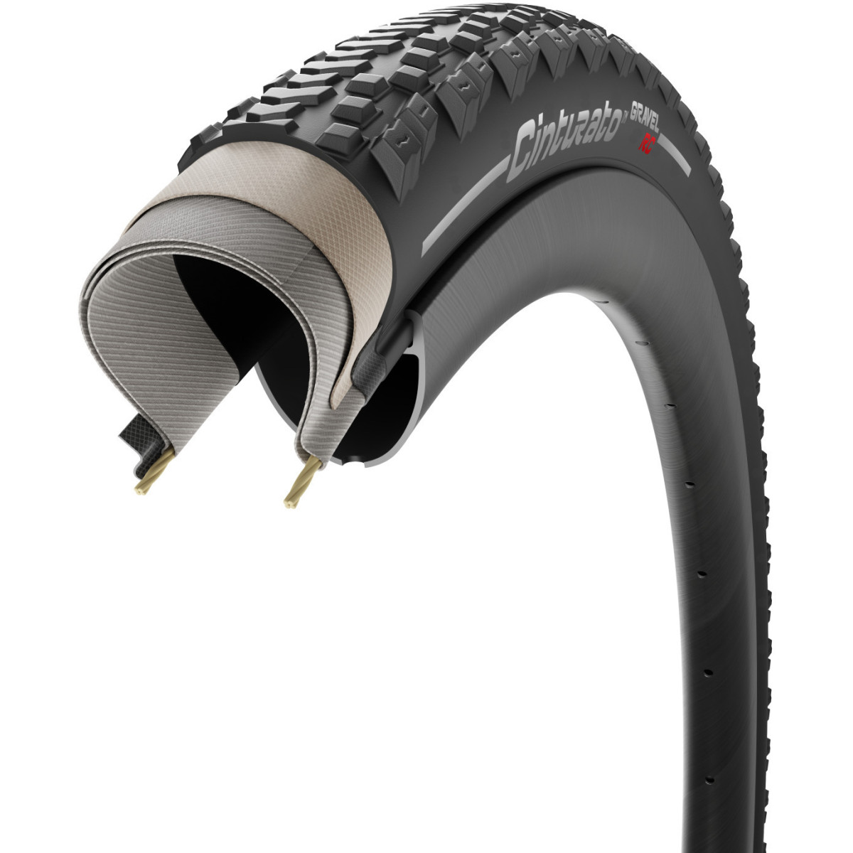 Pirelli Cinturato Gravel RC TLR 28" TechWALL SpeedGRIP sulankstoma padanga | Black Pirelli Cinturato Gravel RC TLR 28" TechWALL SpeedGRIP sulankstoma padanga | Black