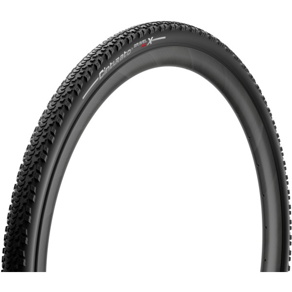 Pirelli Cinturato Gravel RC X TLR 28" TechWALL X SpeedGRIP sulankstoma padanga | Black