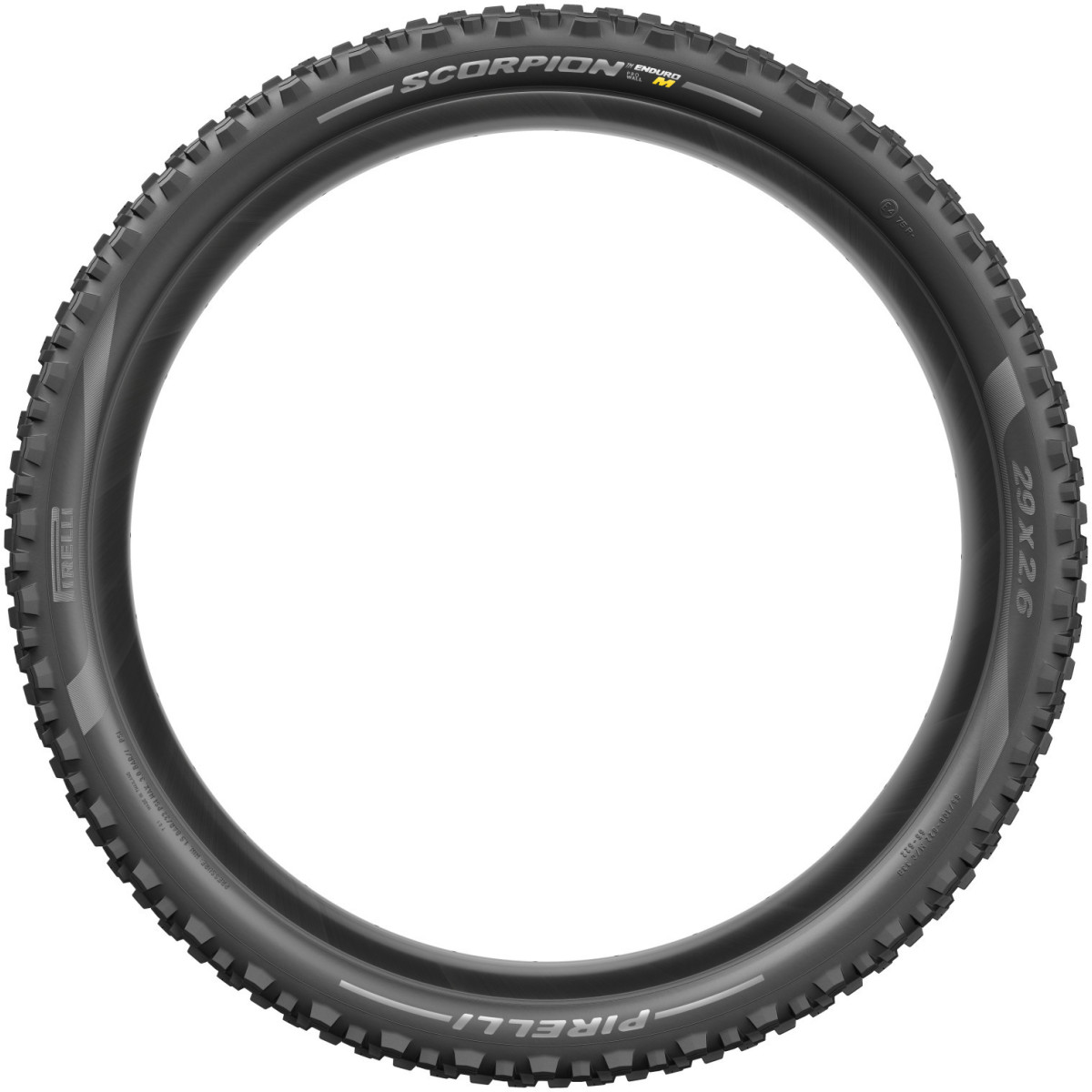 Pirelli Scorpion Enduro M TLR 29" ProWALL SmartGRIP Gravity sulankstoma padanga | Black Pirelli Scorpion Enduro M TLR 29" ProWALL SmartGRIP Gravity sulankstoma padanga | Black
