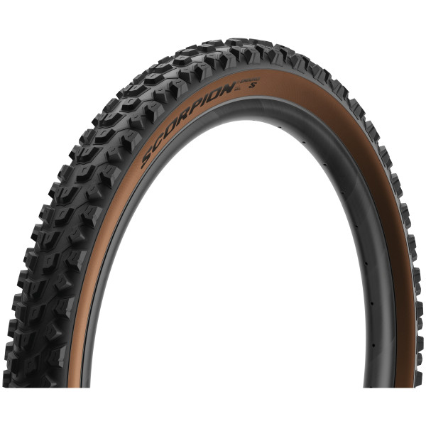 Pirelli Scorpion Enduro S TLR 29" ProWALL SmartGRIP Gravity sulankstoma padanga | Tan-Wall