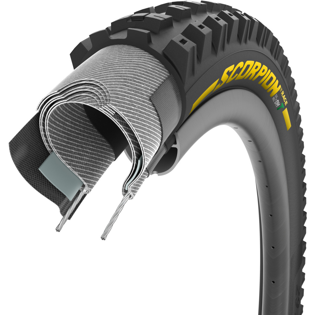 Pirelli Scorpion Race DH T TLR 29" DualWall+ SmartEVO DH sulankstoma padanga | Yellow Label Pirelli Scorpion Race DH T TLR 29" DualWall+ SmartEVO DH sulankstoma padanga | Yellow Label