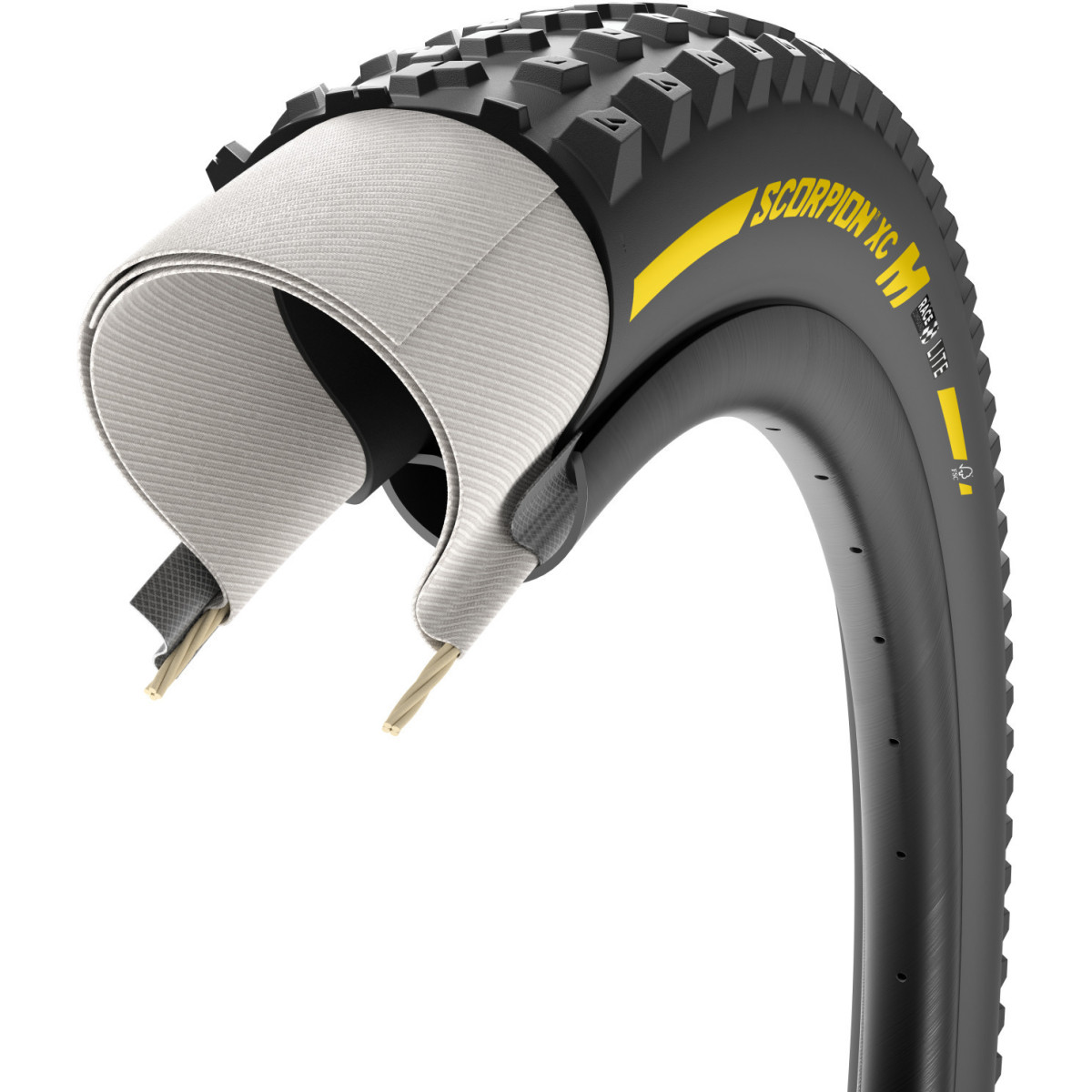 Pirelli Scorpion Race XC M TLR 29" Lite Race XC Folding Tire | Yellow Label Pirelli Scorpion Race XC M TLR 29" Lite Race XC Folding Tire | Yellow Label