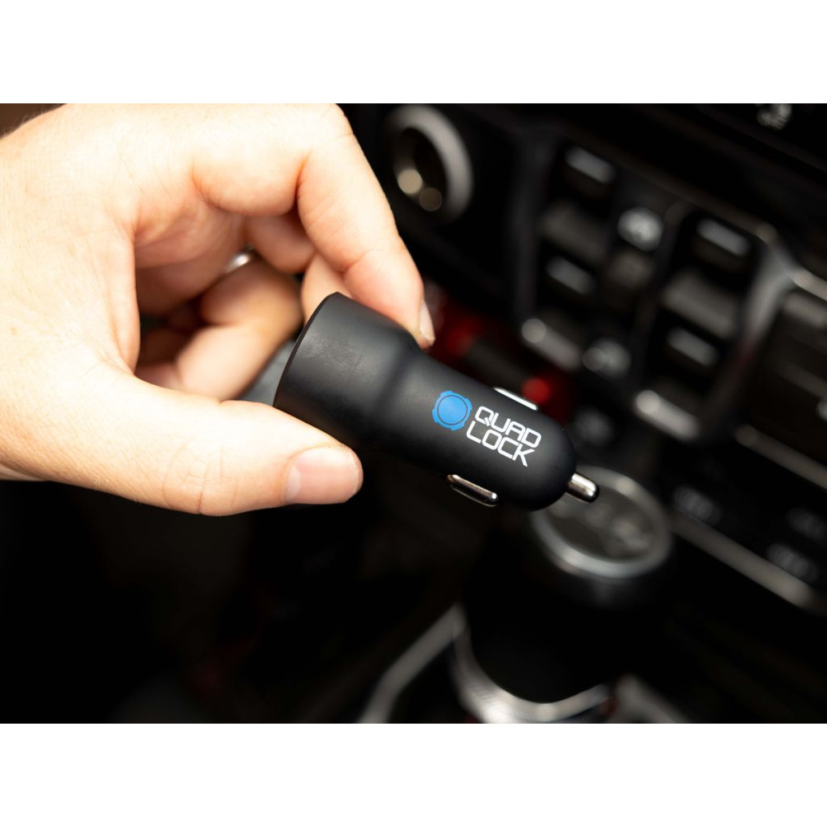 Quad Lock® Dual USB 12V Car Charger