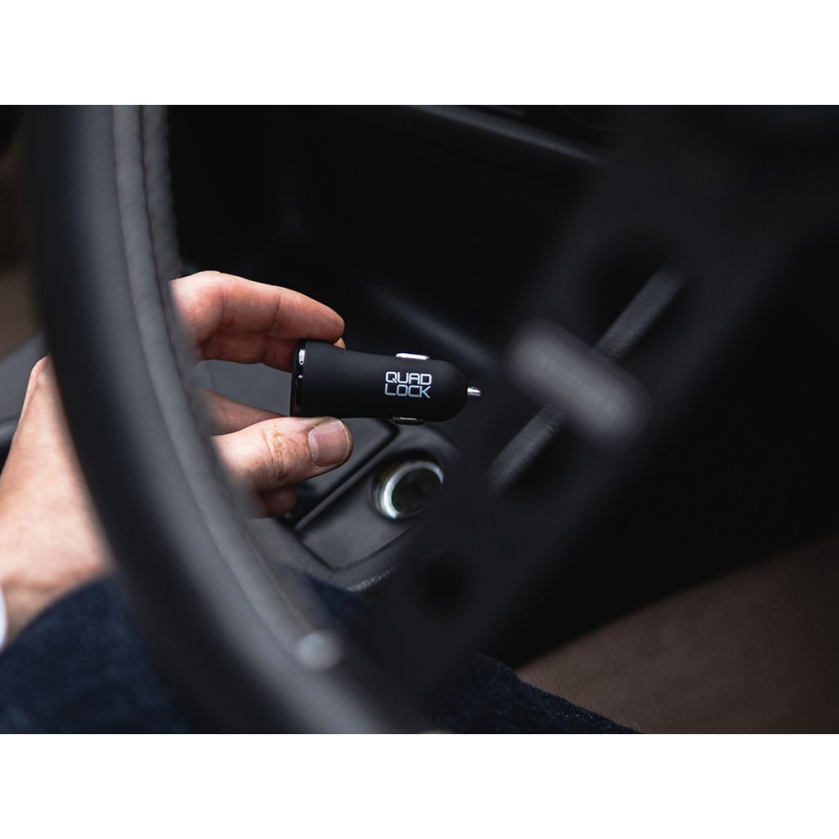 Quad Lock® Dual USB 12V Car Charger