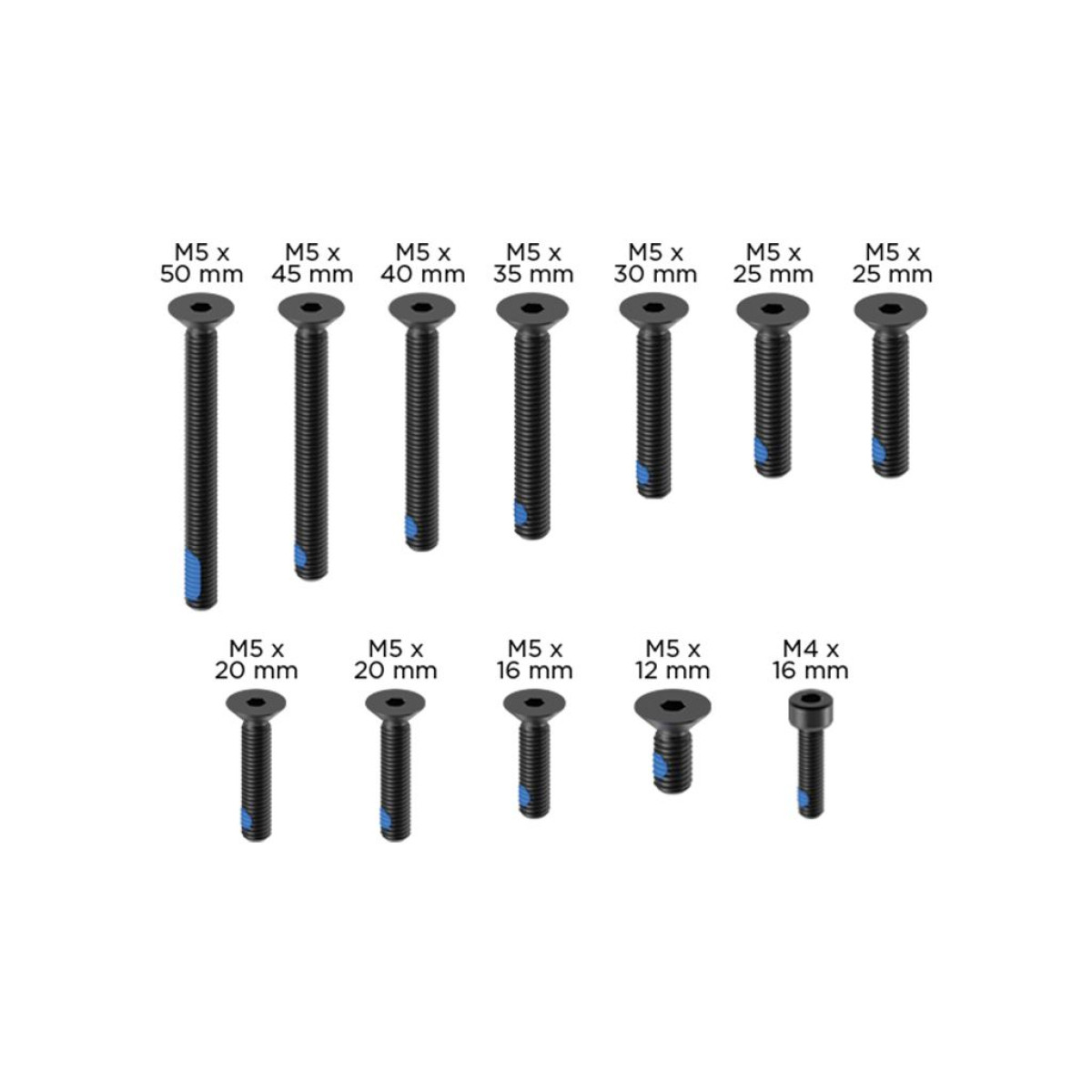 Quad Lock® Pro varžtų rinkinys