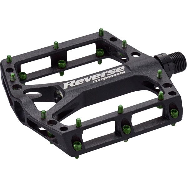 Reverse Black One Pedals | Light Green