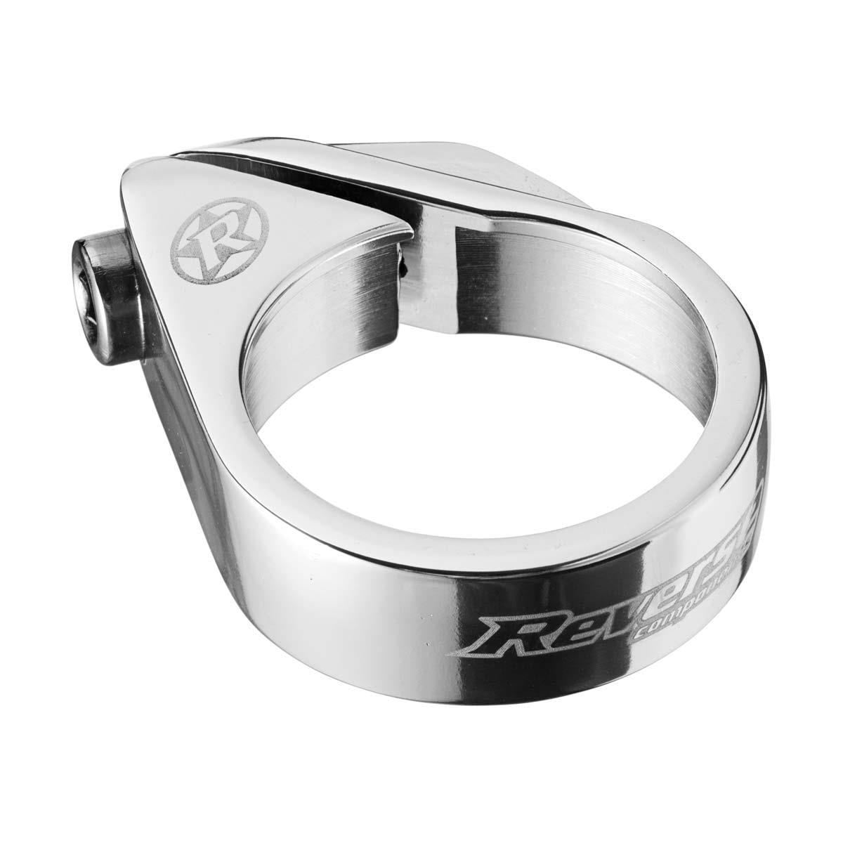 Reverse Bolt balnelio iškyšos spaustukas | 34.9mm | Silver