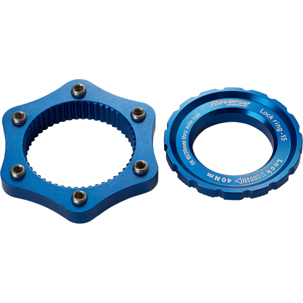 Reverse Centerlock Center-Lock Rotor Adapter | Blue