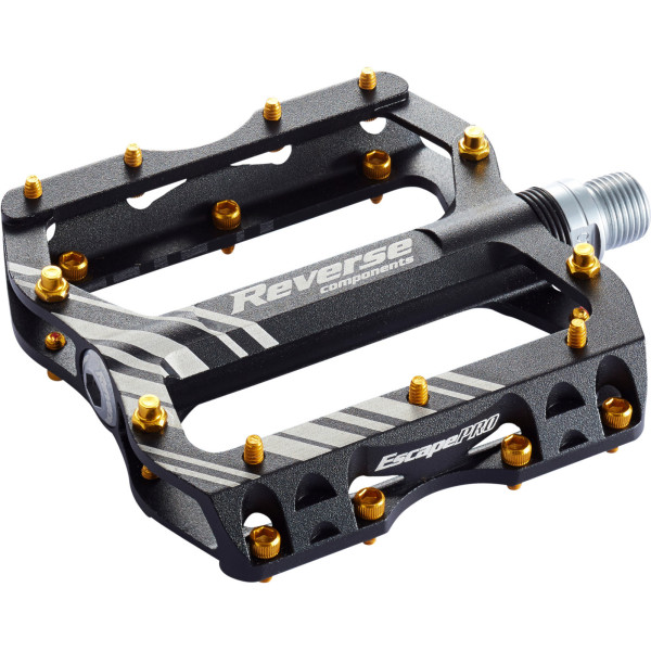 Reverse Escape Pro Pedals | Black - Gold