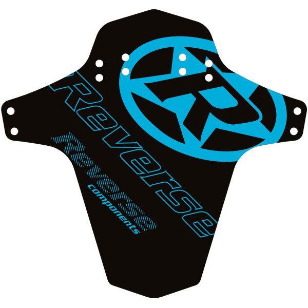 Reverse Logo Mudfender | Black - Blue
