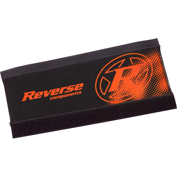Reverse Neoprene Chainstay Potector | Black - Orange
