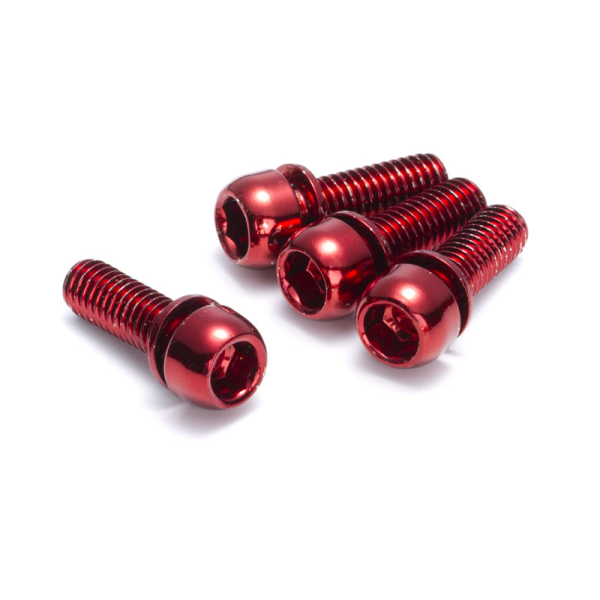Reverse Rotor Bolts | Red | 4 pcs