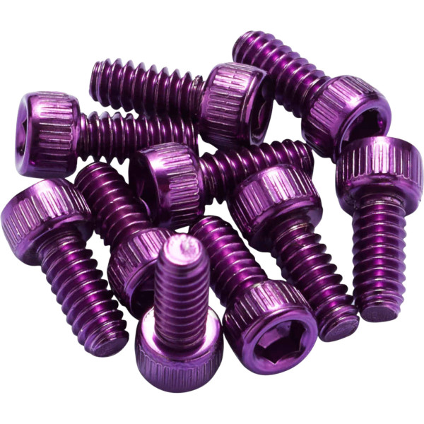 Reverse Steel Medium 11 mm varžteliai Escape Pro, Black One, Base pedalams / Purple