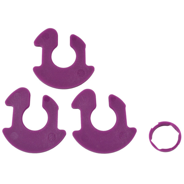 RockShox amortizatoriaus tūrio reguliavimo įdėklai | Super Deluxe Thrusthaft C1 (2021) / Super Deluxe AIR C1 (2023+)  /Deluxe Air C1 (2023+) | 3 vnt