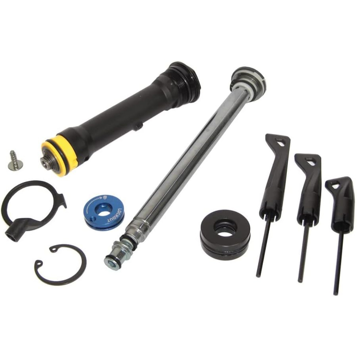 RockShox Damper serviso komplektas | Turnkey Remote 17mm 26/27.5/29 80-100mm | 30 Gold A1