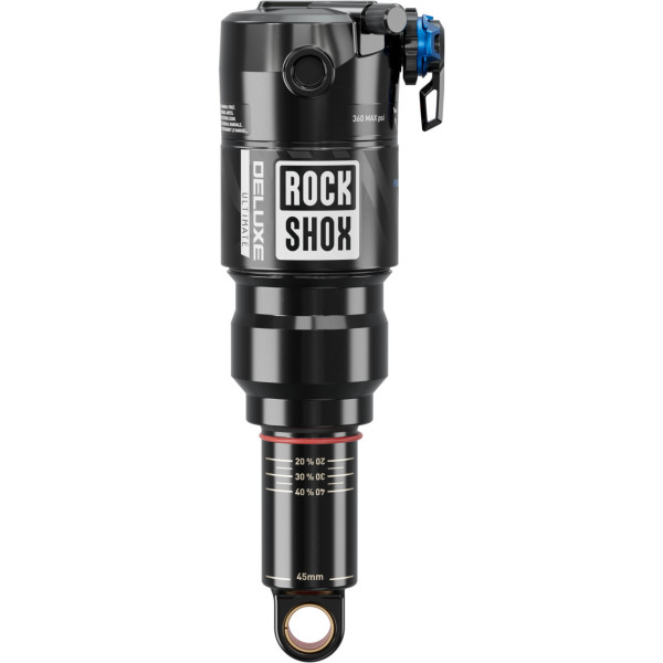 RockShox Deluxe Ultimate RCT Debon Air galinis amortizatorius | Trunnion