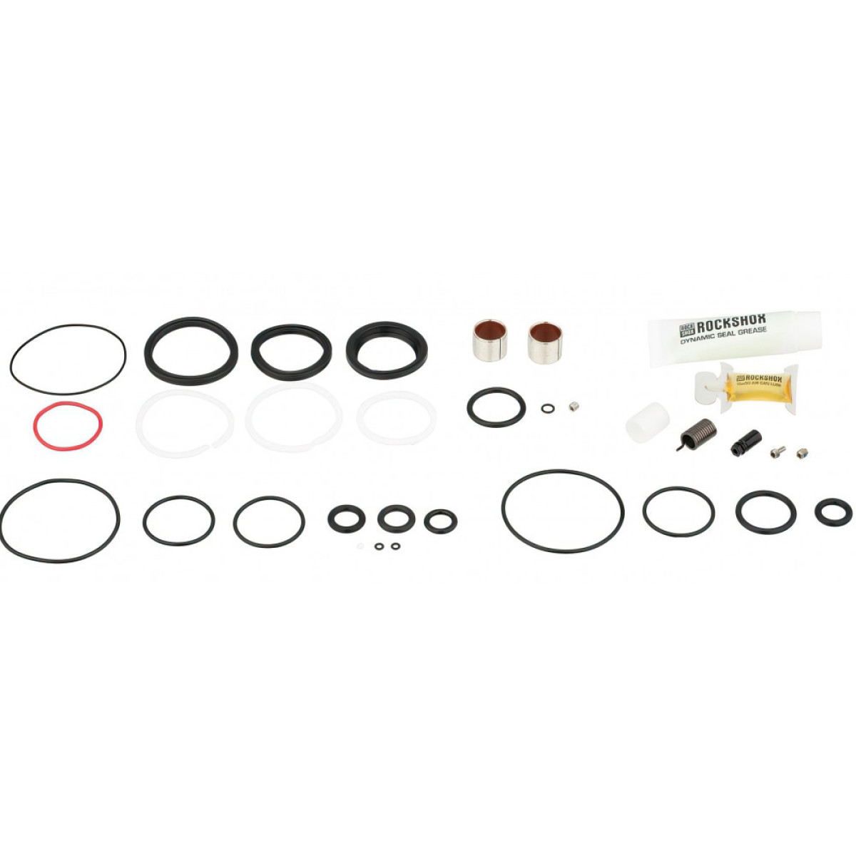 RockShox galinio amortizatoriaus remonto komplektas | 200h / 1 Year | Deluxe / Deluxe Remote A1-B2 (2017-2020) / Deluxe Nude B1+ (2019+)