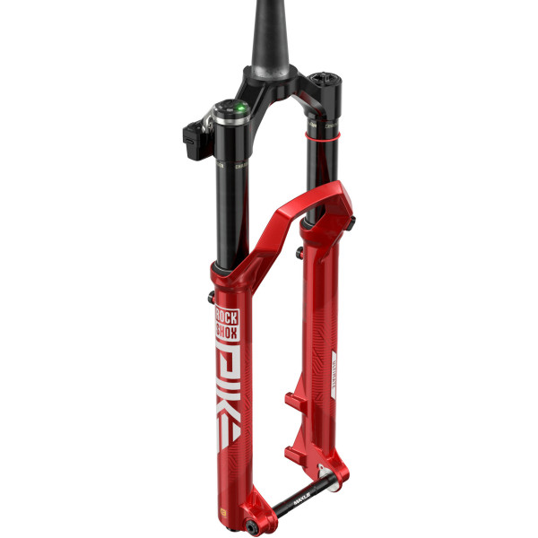 RockShox Pike Ultimate Flight Attendant DebonAir+ 27.5" priekinis amortizatorius | Tapered | 15x110mm | 44mm Offset | Electric Red