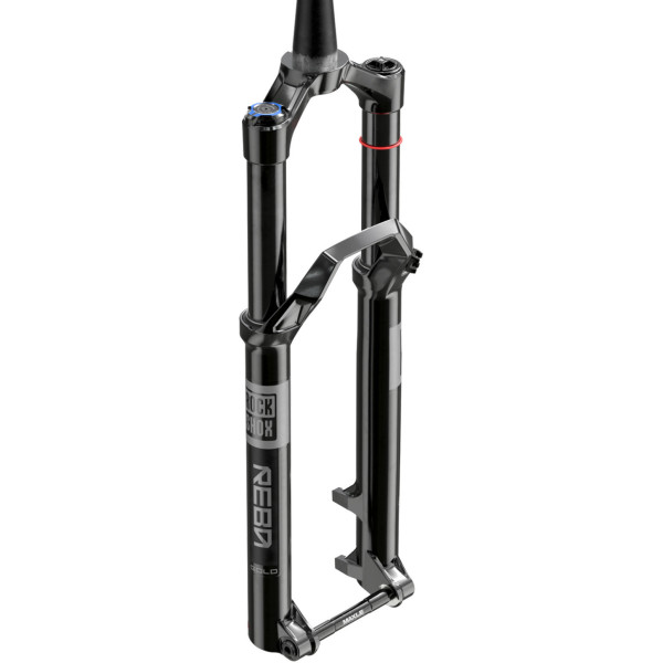 RockShox Reba Gold DebonAir OneLoc 27.5" priekinis amortizatorius | Tapered | 15x110mm | 44mm Offset | Black