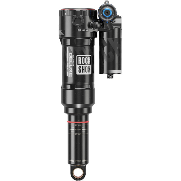 RockShox Super Deluxe Ultimate RC2T DebonAir Linear galinis amortizatorius | Trunnion